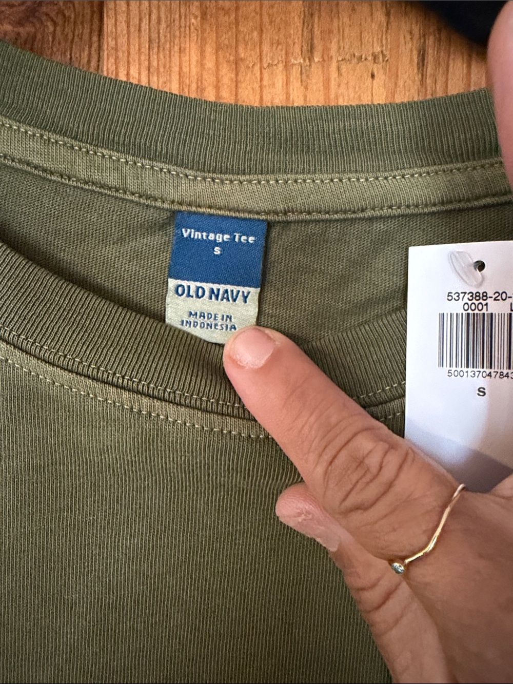 Old Navy Navy Crop and regular length tshirts - Picture 6 of 8